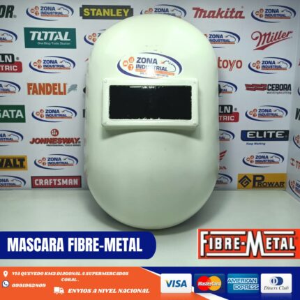 MASCARA SOLDAR BLANCA FIBRE-METAL